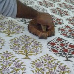 Block Printing using different blocks for every different color