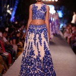 Fitted crop top with lehnga skirt from Manish Malhotra