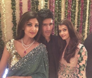 Shilpa shetty, Aishwariya Rai in Manish Malhotra