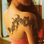 Arms and back Tattoo