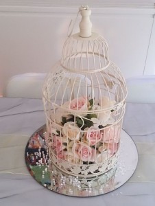 Cage and candle