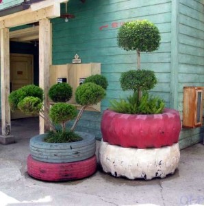 Tyre Planters