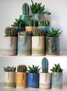 Ceramic succulents