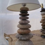 Pebble lampshade
