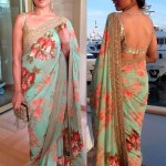 Floral Prints For Saris- Go The Traditional Way