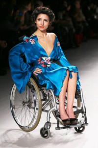 Model in Wheelchair