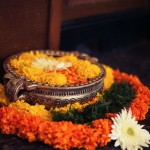 Flower decoration for home entrance