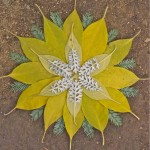 Leaf Rangoli design