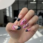 Negative Space Nail Art- Design Inspiration Nail Art Design