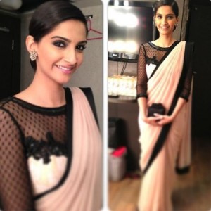 Sonam Kapoor Hairstyle Inspiration for Sarees