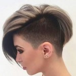 Shaved Pixie style