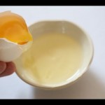 Egg white for open pores