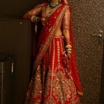 How To Wear Red Bridal Lehngas