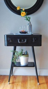 Suitcase table