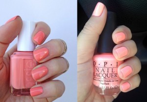 Peach nail paint for summers
