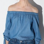 Create An Off Shoulder Top With An Old Shirt