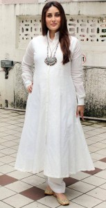 Kareena kapoor in white salwar kameez