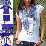 Turn T-shirt into Scarf