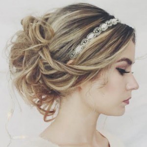 Hairstyle with headband