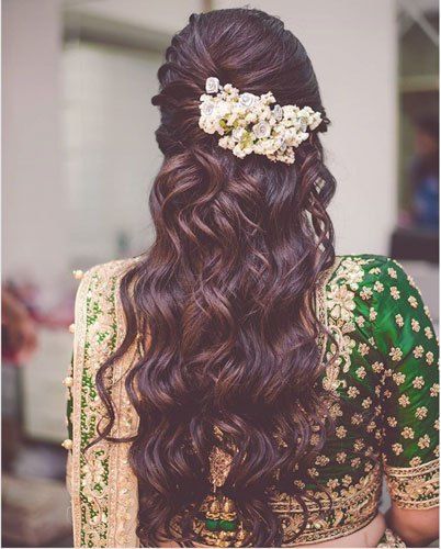 Flower Arrangement For Bridal Hairstyle  Threads