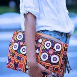 Multicolor Indian embroidery bags