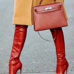 Pencil heel boots for winters