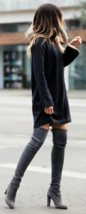 Thigh high boots for winters