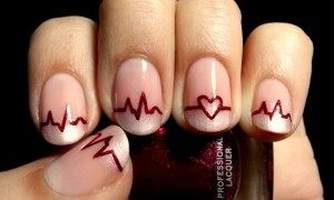 Valentine day Nail art