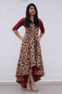 Kalamkari assymetric dress