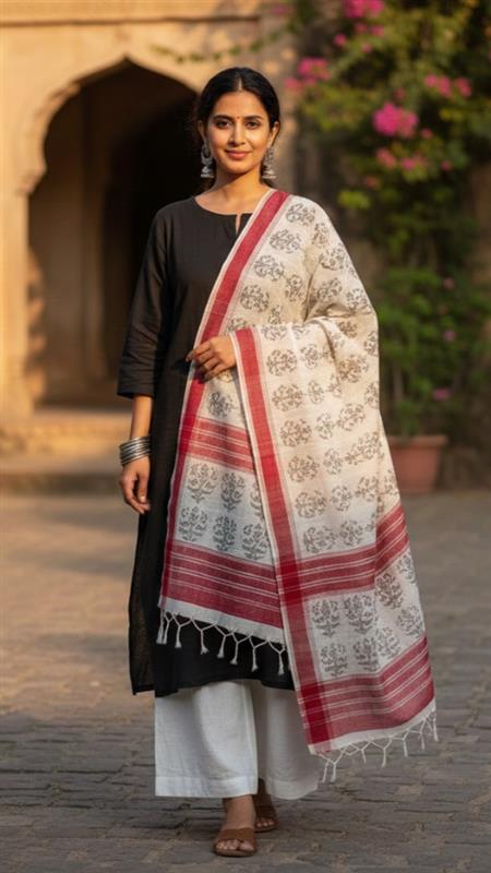 Kora Silk Dupatta