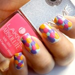 Holi nail art