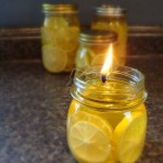 Natural Citrus peel candles