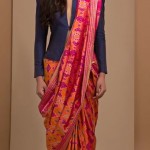 Structured jacket for saree