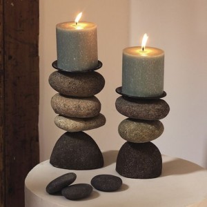 Rocks and pebbles lights for home