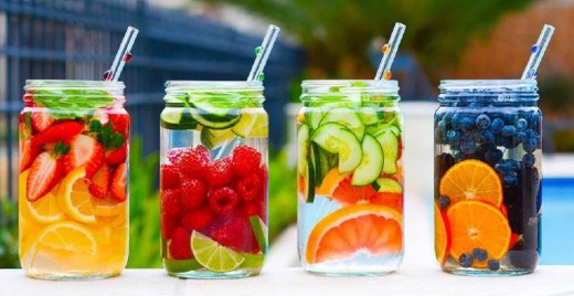 Fruit detox water