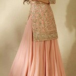 Off shoulder blouse and lehnga
