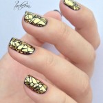 Shattered glass nail art