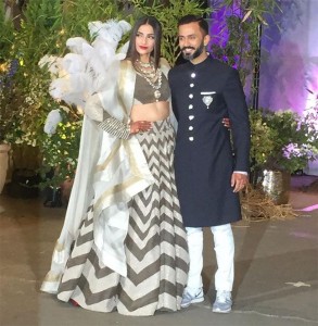 Sonam Kapoor and Anand Ahuja's wedding reception