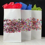 DIY decorated gift bags