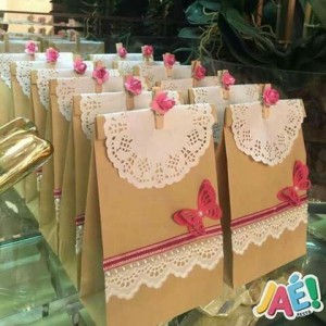DIY decorated gift bags