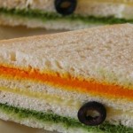 Tricolor sandwich Independence day recipes