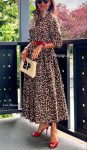 Animal print kurta
