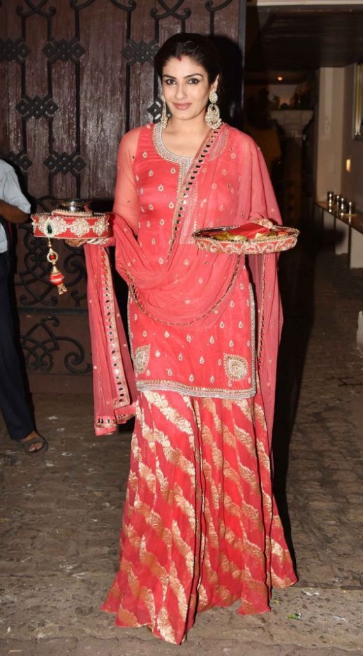 Dressing up for karvachauth