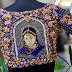 Embroidered wedding blouses for brides