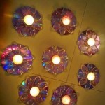 Recycle Old CD for Diwali lights
