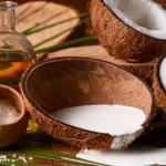 Coconut milk for hair mask and natural conditioner