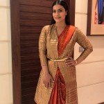 How to wear saree for winter weddings
