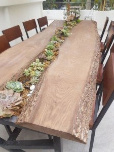 Nature inspired dining table