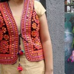 Embroidered Etnic waistcoat for navratri