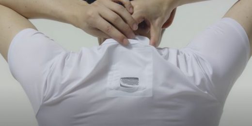Sony mini air conditioner to wear with clothes